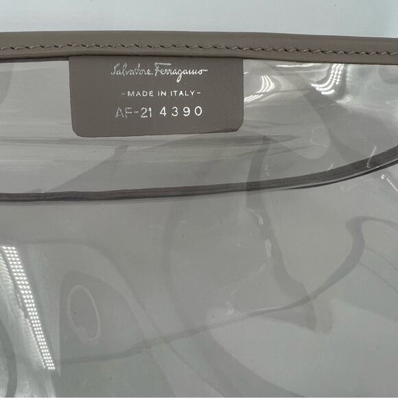 Salvatore Ferragamo woven plaid fabric leather grosgrain ribbon tote handbag - Picture 16 of 16